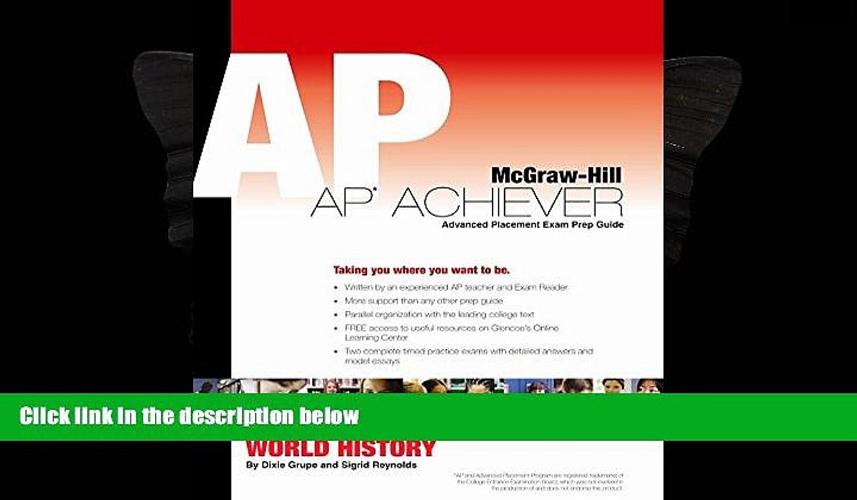 READ book  Grupe, et al, AP Achiever (Exam Preparation Guide) for AP World History (College Test