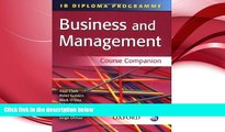 FREE DOWNLOAD  IB Business and Management Course Companion (IB Diploma Programme)  FREE BOOOK