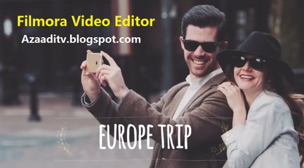 How to use Filmora Video Editor 2016 Latest - Azaaditv.blogspot.com