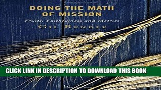 New Book Doing the Math of Mission: Fruits, Faithfulness, and Metrics