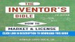 Collection Book The Inventor s Bible, Fourth Edition: How to Market and License Your Brilliant Ideas