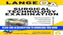 Collection Book Lange Q A Surgical Technology Examination, Sixth Edition (Lange Q A Allied Health)