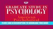Collection Book Graduate Study in Psychology 2017