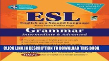 New Book ESL Intermediate/Advanced Grammar (English as a Second Language Series)