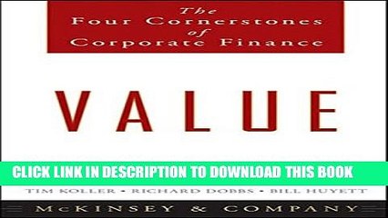 [PDF] Value: The Four Cornerstones of Corporate Finance Popular Online