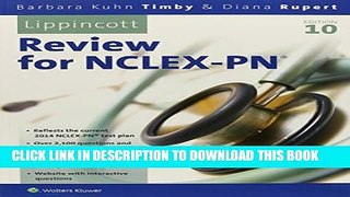 New Book Lippincott s Review for NCLEX-PN (Lippincott s State Board Review for Nclex-Pn)