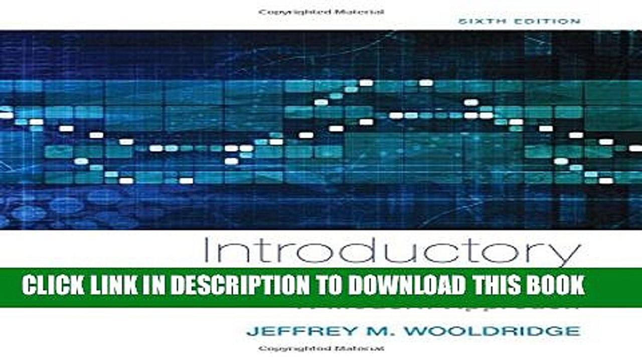 [PDF] Introductory Econometrics: A Modern Approach (Upper Level Economics Titles) Popular Colection