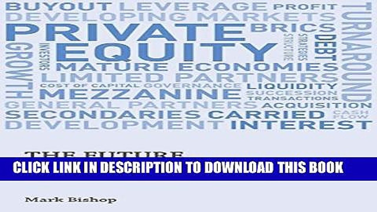 [PDF] The Future of Private Equity: Beyond the Mega Buyout Popular Collection