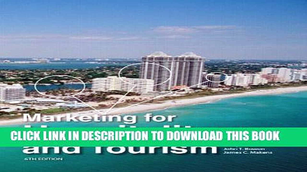 [PDF] Marketing for Hospitality and Tourism (6th Edition) Popular Online