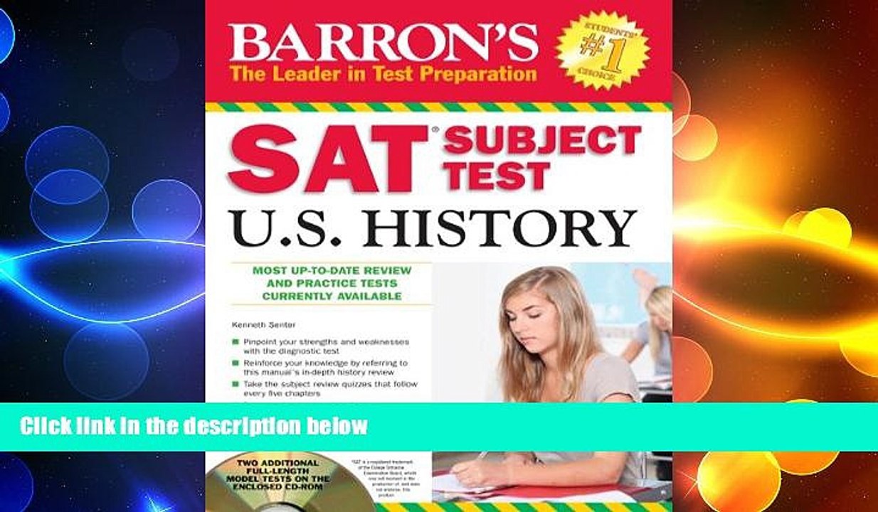 READ book  Barron s SAT Subject Test in U.S. History with CD-ROM (Barron s SAT Subject Test U.S.