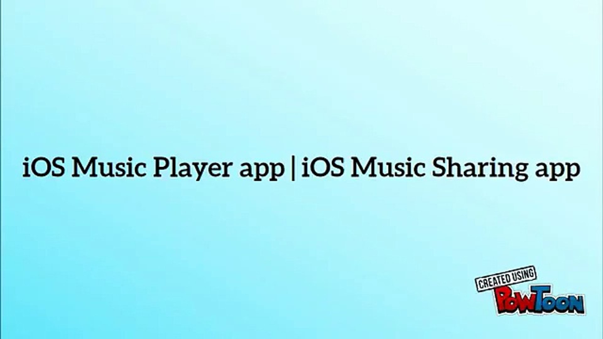 ⁣iOS Music Player app | iOS Music Sharing app