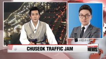 Massive traffic jam witnessed on Chuseok, now easing