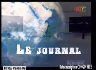 Journal de 20h TVCongo du Jeudi 15 septembre 2016 -By Congo-Site