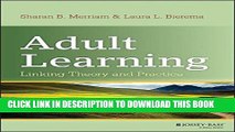 New Book Adult Learning: Linking Theory and Practice