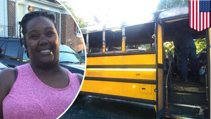 Hero saves 20 children from burning school bus
