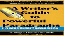 Collection Book A Writer s Guide to Powerful Paragraphs
