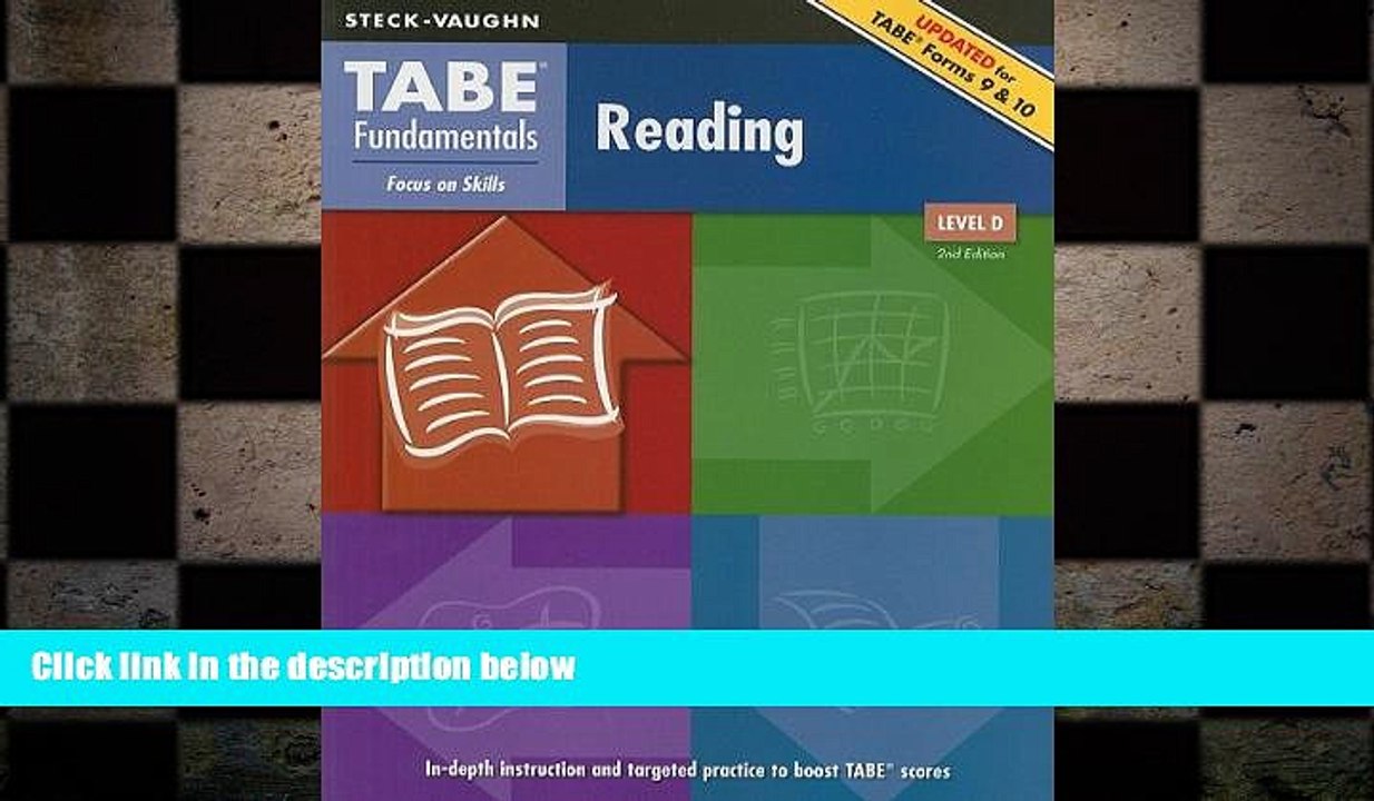 FREE DOWNLOAD  TABE Fundamentals: Student Edition Reading, Level D Reading, Level D READ ONLINE