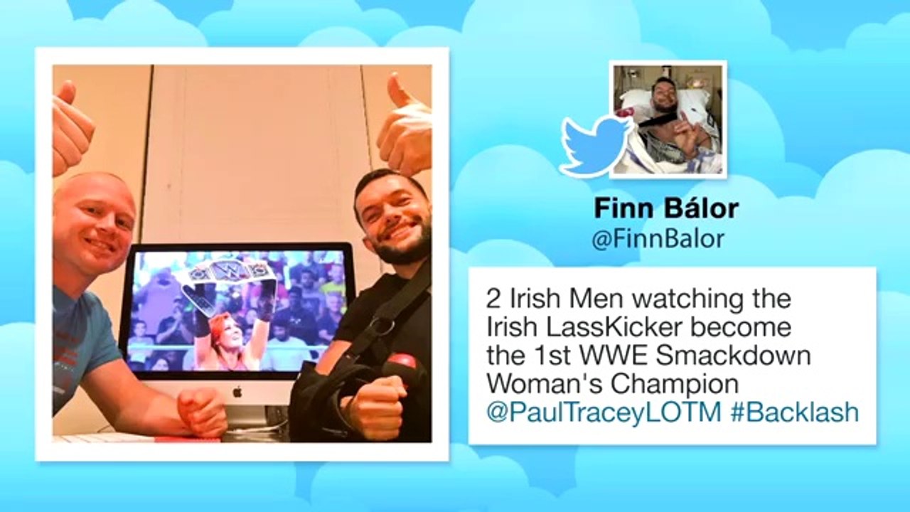 WWE Superstars react to new champions at Backlash