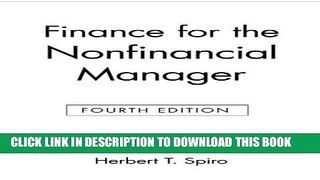 [PDF] Finance for the Nonfinancial Manager Full Online