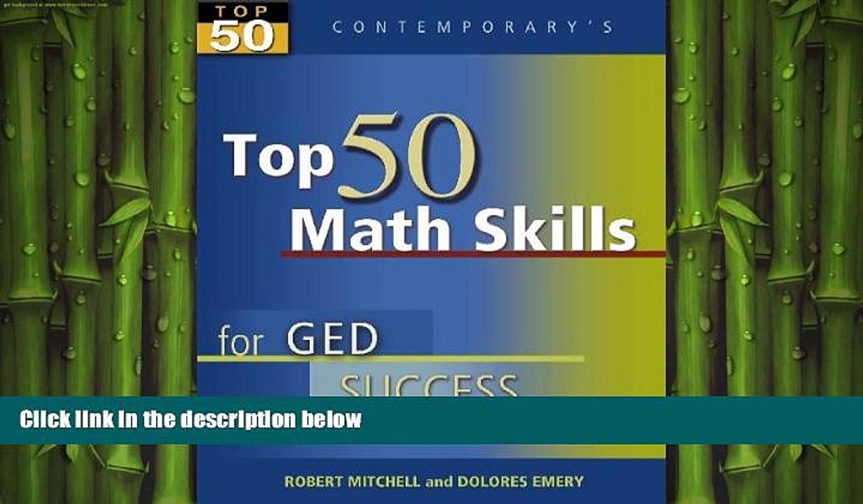 EBOOK ONLINE  Contemporary s Top 50 Math Skills for GED Success READ ONLINE