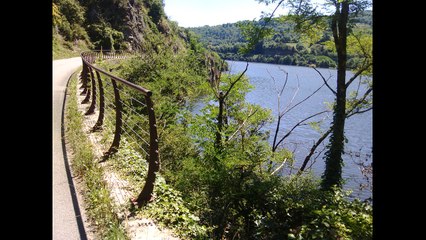 VTT sur "la Voie Douce" depuis le Cheyard  07 Ardèche
