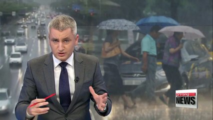 Скачать видео: Indirect influence of Typhoon Malakas brings showers to southern regions