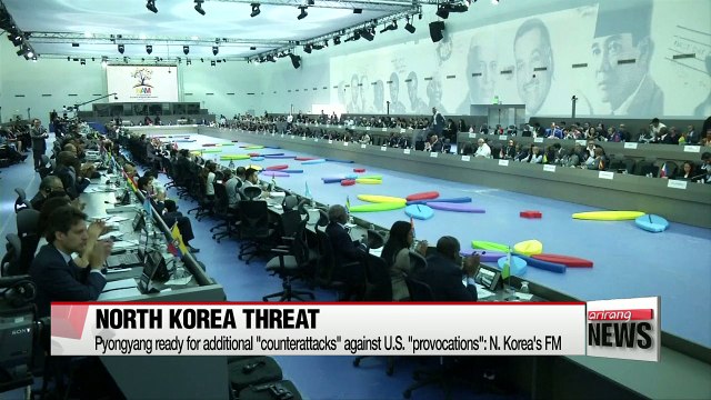 N. Korea ready for additional counterattacks against U.S. provocations: N. Korea's FM