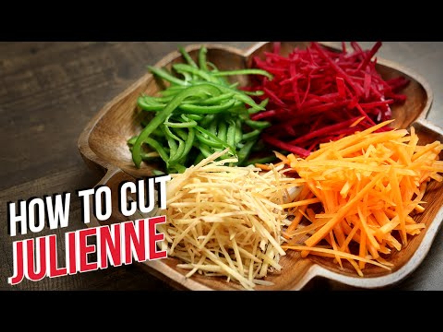 2 Quick Ways to Julienne Vegetables (Knife Skills 101) 