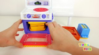 Bộ đồ chơi nấu ăn - Nấu ăn Bằng Đất Nặn Play-Doh với bộ dụng cụ nhà bếp Toys