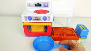 Bộ đồ chơi nấu ăn - Nấu ăn Bằng Đất Nặn Play-Doh với bộ dụng cụ nhà bếp Kids