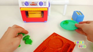 Bộ đồ chơi nấu ăn - Nấu ăn Bằng Đất Nặn Play-Doh với bộ dụng cụ nhà bếp Kids