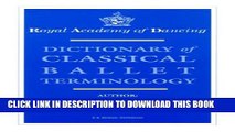 Collection Book Dictionary of Classical Ballet Terminology