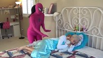 SPIDERMAN VS JOKER TOILET BATTLE 2 _ with MALEFICENT FROZEN ELSA VENOM SUPERHERO IN REAL LIFE-gC2mgxY-XyA