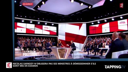 Nicolas Sarkozy président, un ministre mis en examen restera au gouvernement (Vidéo)