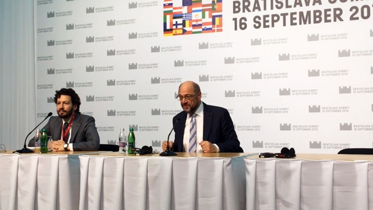 ZÁZNAM: M. Schulz: Dúfam, že na dnešnom stretnutí zvíťazí jednota a dialóg 