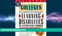 READ book  Peterson s Colleges With Programs for Students With Learning Disabilities or Attention