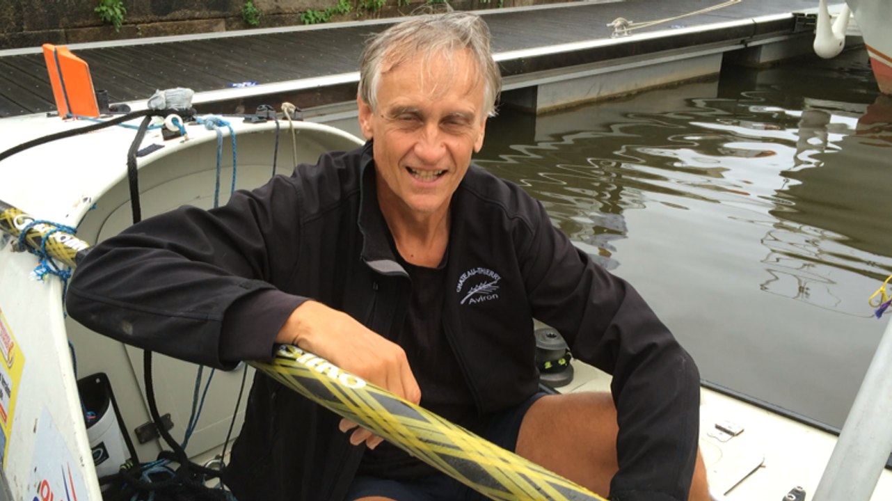 Tour de France à la rame : Charles Hedrich fait une petite pause à Redon