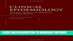 [PDF] Clinical Epidemiology: Principles, Methods, And Applications For Clinical Research Full Online