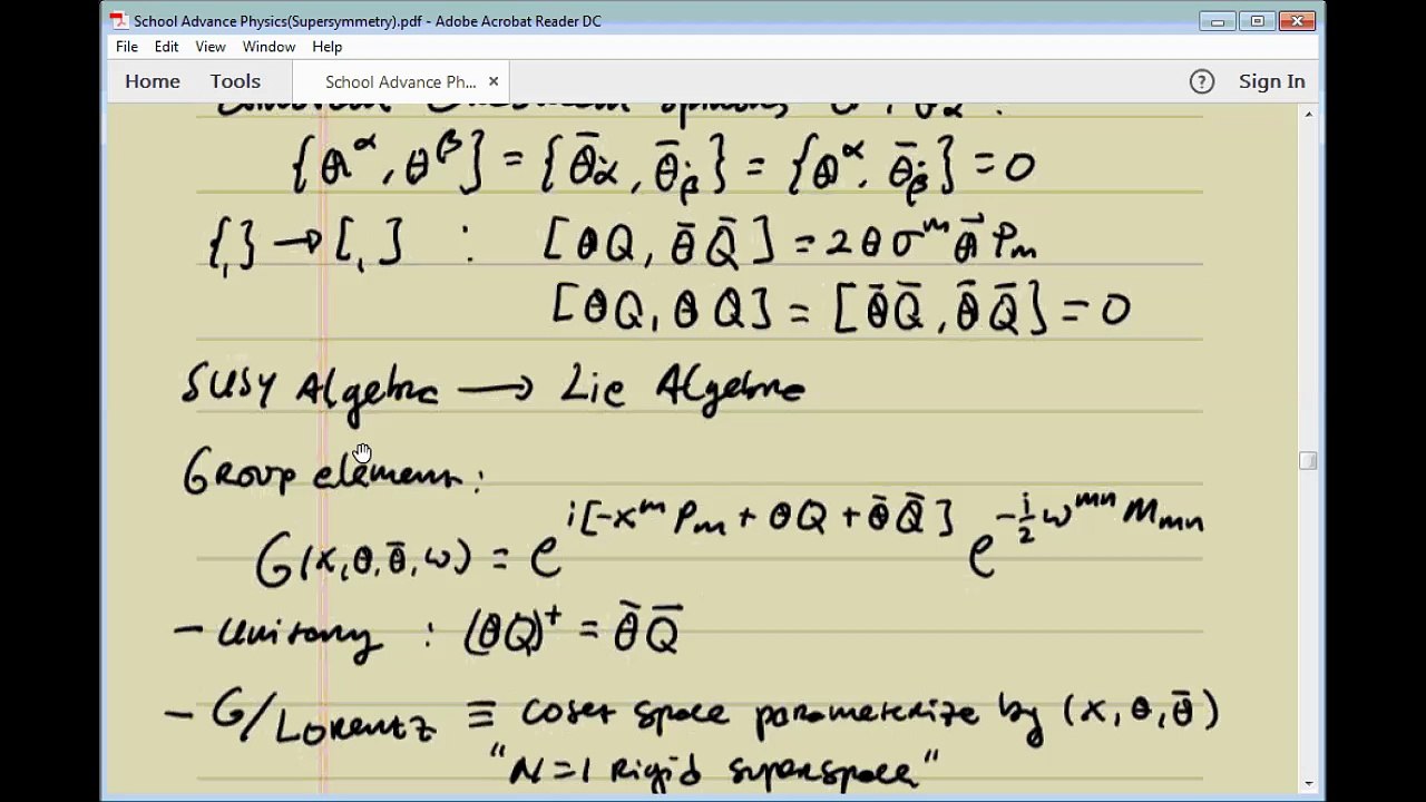 Pengenalan Supersymmetry-II