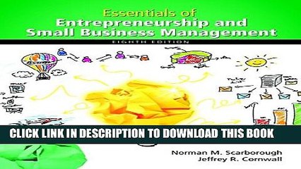 New Book Essentials of Entrepreneurship and Small Business Management (8th Edition)