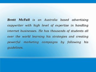 Brett McFall Has Thousands of Students All Over the World Learning His Marketing Strategies