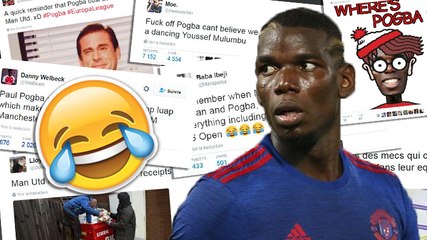 MU : Pogba se fait fracasser sur Twitter !