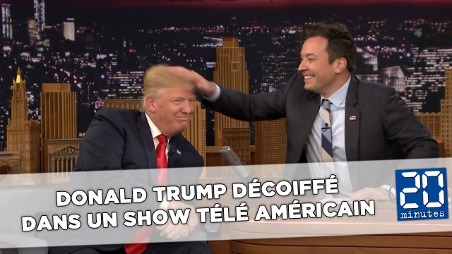 Donald Trump décoiffé dans un show télé américain