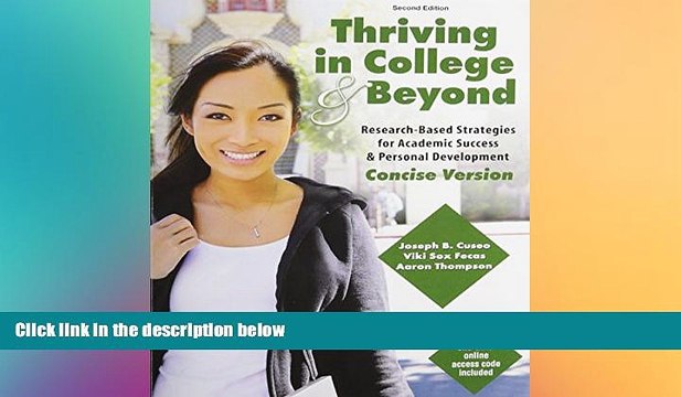 READ book Customized Version of Thriving in College AND Beyond: Strategies for Academic Success