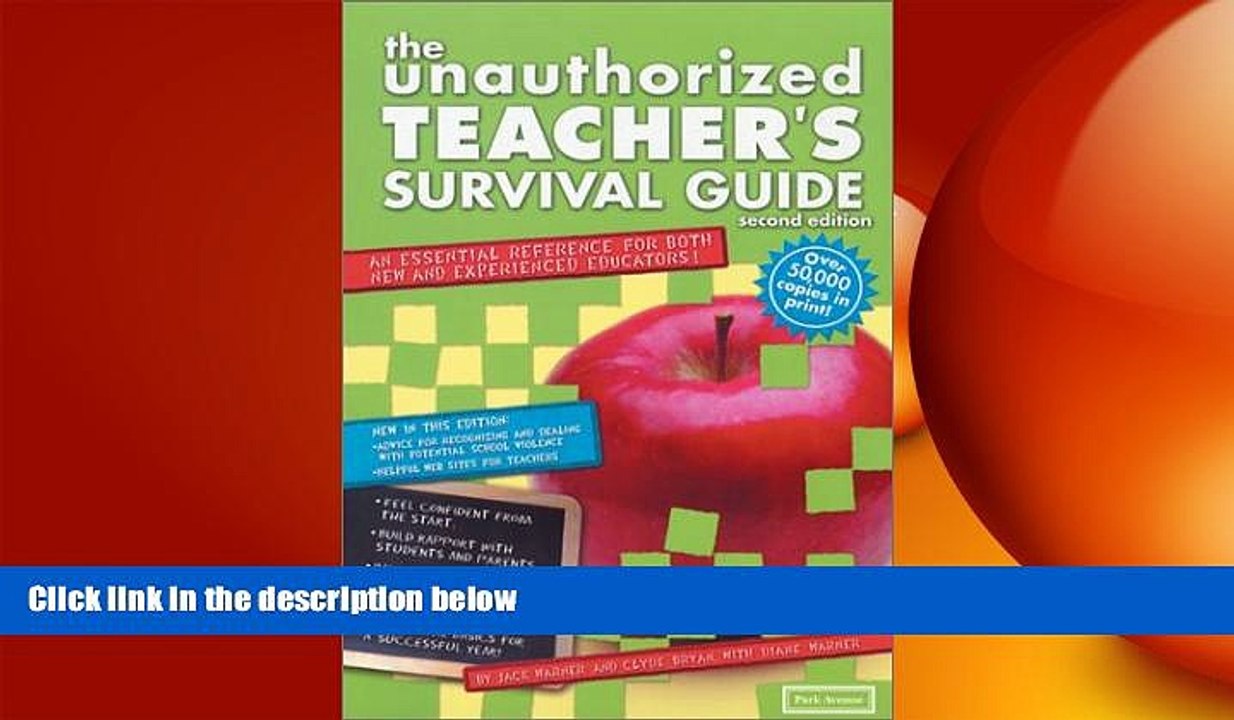READ book  Unauthorized Teacher Survival Guide  FREE BOOOK ONLINE