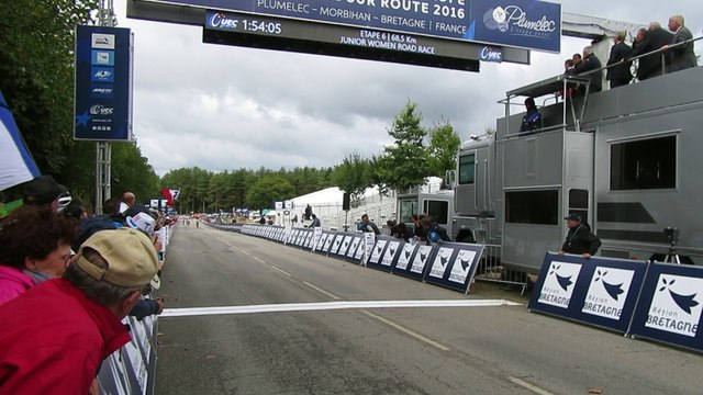 Championnat d'Europe - L'arrivée des Juniors Dames