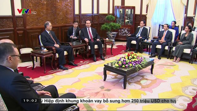 Chủ tịch nước Trần Đại Quàng tiếp các đại sứ Ma Rốc