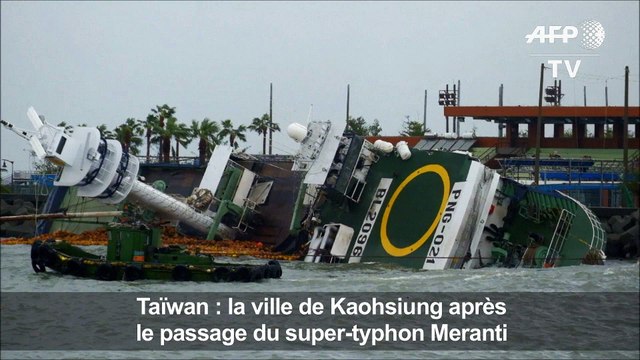 Chine : le typhon Meranti qui s'est abattu sur le pays fait au moins sept morts