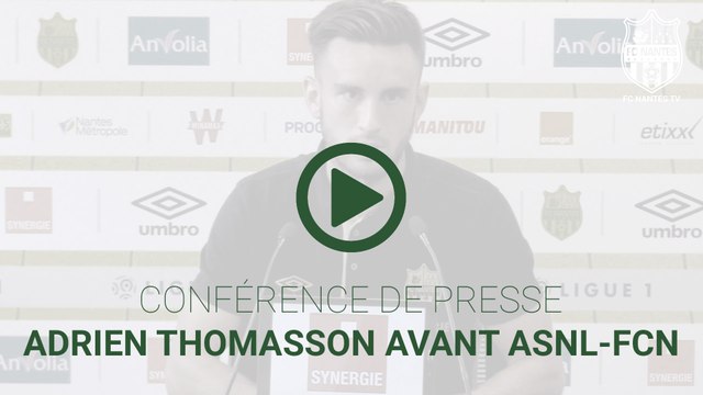 Adrien Thomasson avant ASNL-FCN