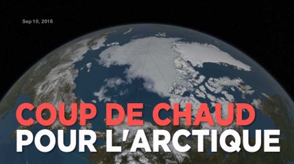 La banquise de l'Arctique fond à vue d'oeil